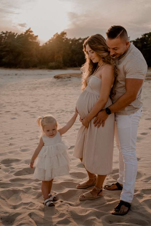 Zwangerschapsshoot Monique en Mayel